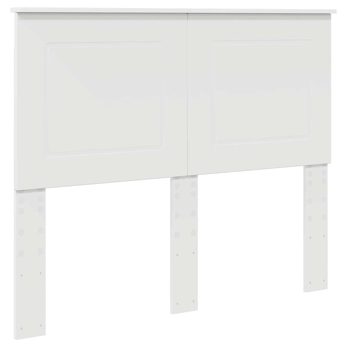 Cadru de pat cu headboard Alb 120 x 200 cm Lemn de pin masiv - WALTI WALTI