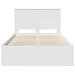 Cadru de pat cu headboard Alb 120 x 200 cm Lemn de pin masiv - WALTI WALTI