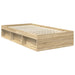 Cadru de pat cu headboard Sonoma 100 x 200 cm Lemn de pin masiv - WALTI WALTI