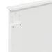 Cadru de pat cu headboard Alb 90 x 190 cm Lemn de pin masiv - WALTI WALTI