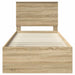 Cadru de pat cu headboard Sonoma 90 x 190 cm Lemn de pin masiv - WALTI WALTI
