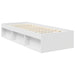 Cadru de pat cu headboard Alb 75 x 190 cm Lemn de pin masiv - WALTI WALTI