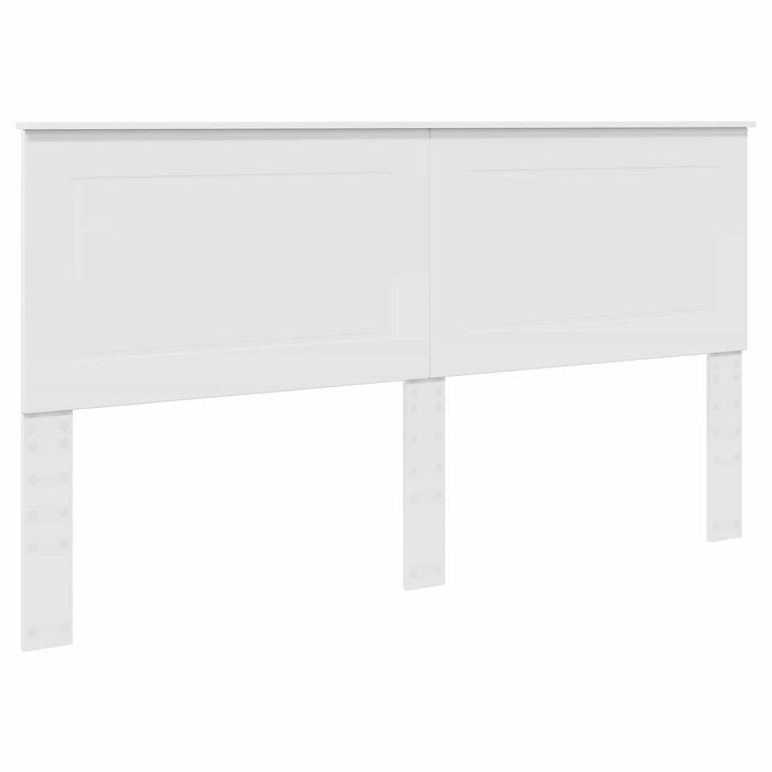 Cadru de pat cu sertar Alb 200 x 200 cm Lemn Ingineresc WALTI