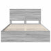 Cadru de pat cu sertar Gri Sonoma 160 x 200 cm Lemn Ingineresc - WALTI WALTI