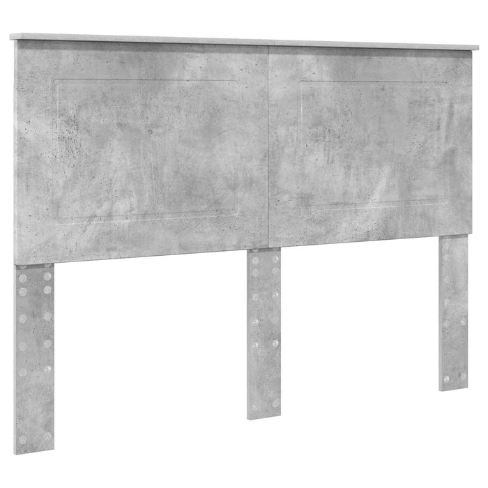 Cadru de pat Gri din beton 150 x 200 cm Lemn Ingineresc - WALTI WALTI