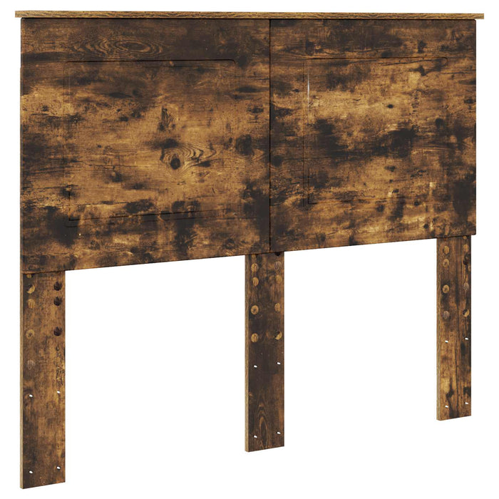 Cadru de pat Stejar fumuriu 135 x 190 cm Lemn Ingineresc - WALTI WALTI