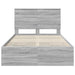 Cadru de pat cu sertar Gri Sonoma 120 x 190 cm Lemn Ingineresc - WALTI WALTI