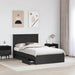 Cadru de pat cu sertar Negru 120 x 200 cm Lemn Ingineresc - WALTI WALTI