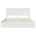Pat cu storage cu headboard Alb 180 x 200 cm Lemn compozit - WALTI WALTI