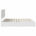 Pat cu storage cu headboard Alb 180 x 200 cm Lemn compozit - WALTI WALTI