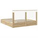 Pat cu storage Stejar Sonoma 180 x 200 cm Lemn compozit - WALTI WALTI