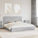 Cadru de pat cu sertar Gri Sonoma 180 x 200 cm Lemn compozit - WALTI WALTI