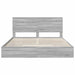 Cadru de pat cu sertar Gri Sonoma 180 x 200 cm Lemn compozit - WALTI WALTI