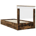 Cadru de pat Manual Stejar fumuriu 100 x 200 cm Lemn compozit - WALTI WALTI