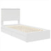 Cadru de pat cu sertar Manual Alb 90 x 200 cm Lemn compozit - WALTI WALTI