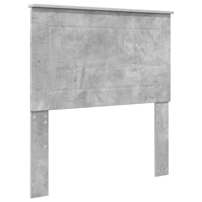 Cadru de pat cu sertar Gri din beton 75 x 190 cm Lemn compozit - WALTI WALTI