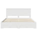 Cadru de pat cu headboard Alb 180 x 200 cm Lemn compozit - WALTI WALTI