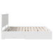 Cadru de pat cu headboard Alb 180 x 200 cm Lemn compozit - WALTI WALTI