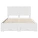 Cadru de pat cu headboard Alb 160 x 200 cm Lemn compozit - WALTI WALTI
