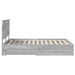 Cadru de pat cu headboard Gri Sonoma 160 x 200 cm Lemn compozit - WALTI WALTI