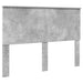 Cadru de pat cu sertar Gri din beton 140 x 200 cm Lemn compozit - WALTI WALTI