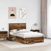 Cadru de pat cu headboard Lemn vechi 120 x 190 cm Lemn compozit - WALTI WALTI