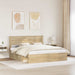 Cadru de pat cu headboard Sonoma 200 x 200 cm Lemn de pin masiv - WALTI WALTI