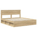 Cadru de pat cu headboard Sonoma 200 x 200 cm Lemn de pin masiv - WALTI WALTI