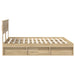 Cadru de pat cu headboard Sonoma 180 x 200 cm Lemn de pin masiv - WALTI WALTI