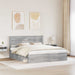 Cadru de pat Gri Sonoma 180 x 200 cm Lemn de pin masiv - WALTI WALTI