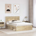 Cadru de pat cu headboard Sonoma 160 x 200 cm Lemn de pin masiv - WALTI WALTI