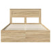Cadru de pat cu headboard Sonoma 160 x 200 cm Lemn de pin masiv - WALTI WALTI