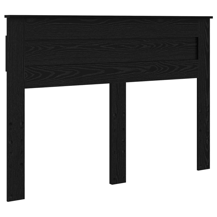 Cadru de pat cu saltea Negru 150 x 200 cm Lemn de pin masiv - WALTI WALTI