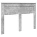 Cadru de pat cu headboard Beton 140 x 190 cm Lemn de pin masiv - WALTI WALTI