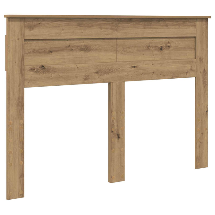 Cadru de pat Stejar artizanal 140 x 190 cm Lemn de pin masiv - WALTI WALTI