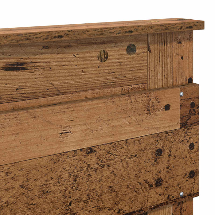 Cadru de pat Lemn vechi 135 x 190 cm Lemn de pin masiv - WALTI WALTI