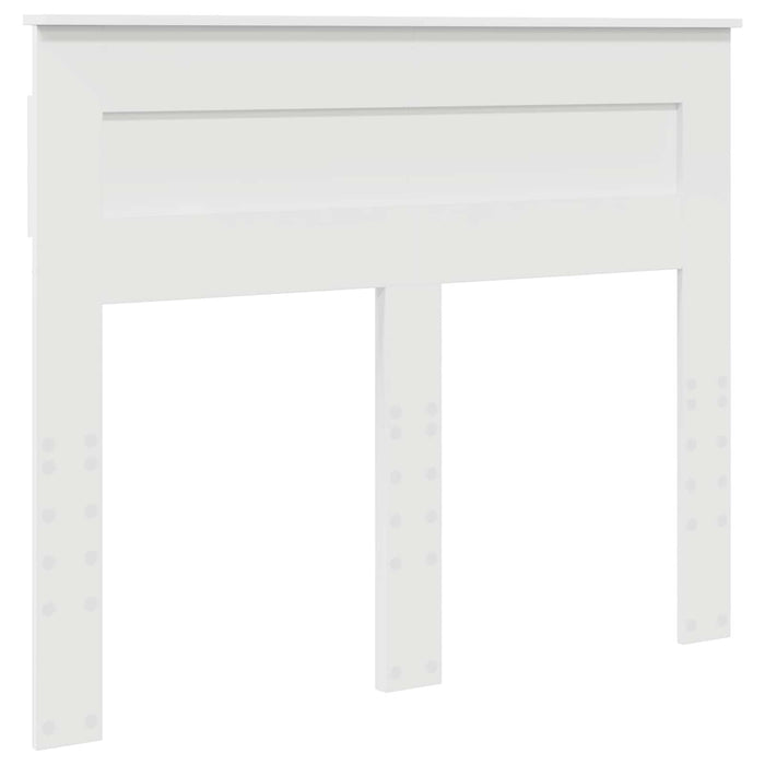 Cadru de pat cu headboard Alb 120 x 190 cm Lemn de pin masiv - WALTI WALTI