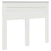 Cadru de pat cu headboard Alb 120 x 190 cm Lemn de pin masiv - WALTI WALTI