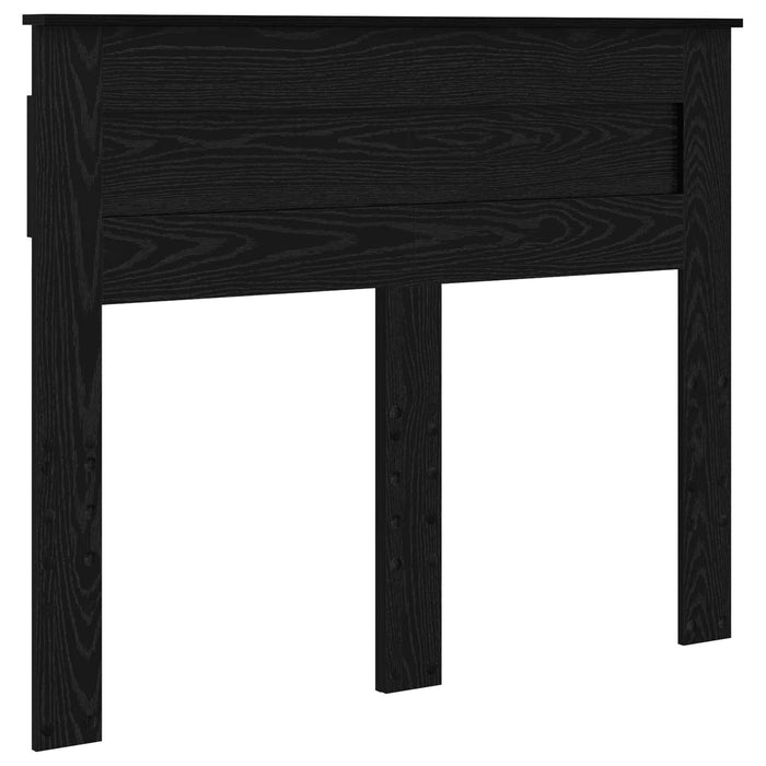 Cadru de pat cu headboard Negru 120 x 190 cm Lemn de pin masiv - WALTI WALTI