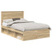 Cadru de pat cu headboard Sonoma 120 x 190 cm Lemn de pin masiv - WALTI WALTI