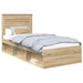 Cadru de pat cu headboard Sonoma 100 x 200 cm Lemn de pin masiv - WALTI WALTI