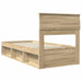Cadru de pat cu headboard Sonoma 100 x 200 cm Lemn de pin masiv - WALTI WALTI