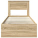 Cadru de pat cu headboard Sonoma 100 x 200 cm Lemn de pin masiv - WALTI WALTI