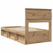Cadru de pat Stejar artizanal 100 x 200 cm Lemn de pin masiv - WALTI WALTI