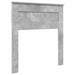 Cadru de pat Gri Concret 75 x 190 cm Lemn de pin masiv - WALTI WALTI