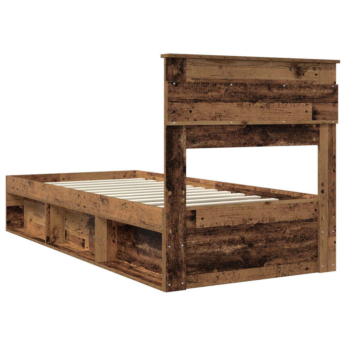 Cadru de pat Lemn vechi 75 x 190 cm Lemn de pin masiv - WALTI WALTI
