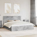 Cadru de pat Gri din beton 180 x 200 cm Lemn Ingineresc - WALTI WALTI