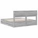 Cadru de pat cu sertar Gri Sonoma 180 x 200 cm Lemn Ingineresc - WALTI WALTI