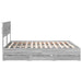 Cadru de pat cu sertar Gri Sonoma 180 x 200 cm Lemn Ingineresc - WALTI WALTI