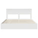 Pat cu storage cu headboard Alb 180 x 200 cm Lemn compozit - WALTI WALTI